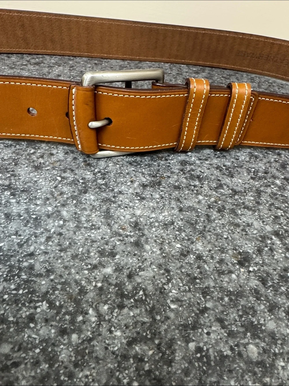 Classic Men's Coach Tan Leather Belt  sz. 42